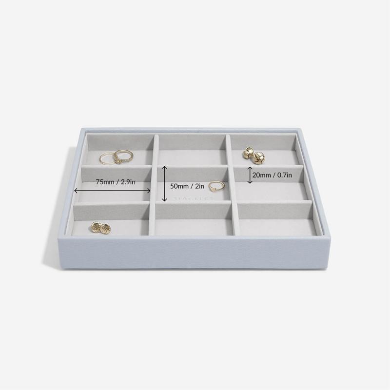 CLASSIC šperkovnica Levander / box na doplnkové držiaky na náušnice a náhrdelníky