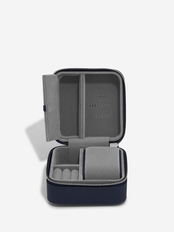Cestovná šperkovnica Abbott Lyon X Stackers Watch & Jewellery Box / Navy