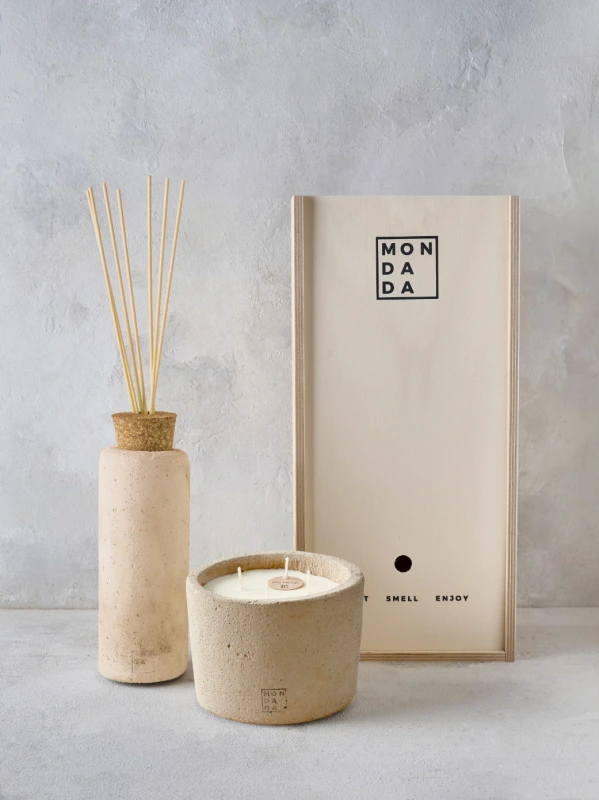 Urban Giftset Candle Small + Diffuser - Desert