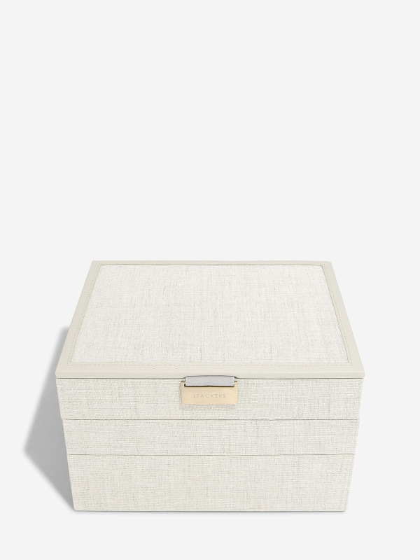 Šperkovnica Stackers CLASSIC 3set / oat meal/linen