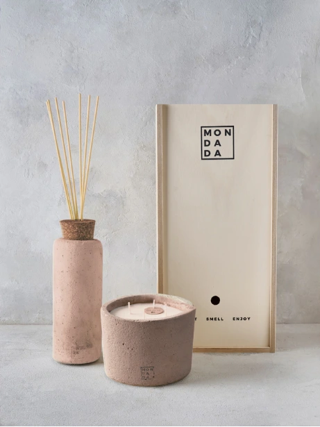 Urban Giftset Candle Small + Diffuser - Blush