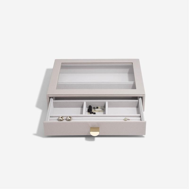CLASSIC šperkovnica Taupe / vrchný zásuvkový box