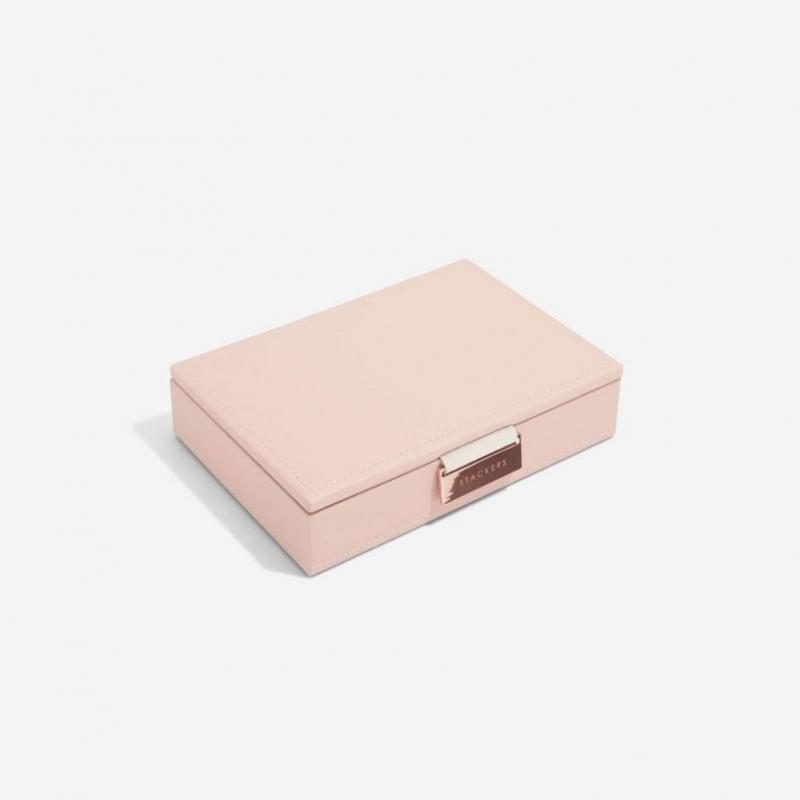 Šperkovnica Stackers MINI Blush Pink / vrchný uzatvárateľný box